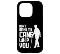 No me Hagas bastón látigo Blanco Día de concienciación Carcasa para iPhone 15 Pro