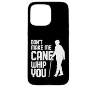 No me Hagas bastón látigo Blanco Día de concienciación Carcasa para iPhone 15 Pro MAX