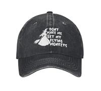 No Me Hagas Conseguir Mis Monos Voladores Gorra De Visera Vintage Gorra El Sol Secado Rápido Sombrero Verano para Mujer Deportes Senderismo