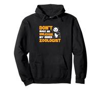 No me Hagas Dar rienda Suelta a mi zoólogo Interior Divertido Amante de la zoología Sudadera con Capucha