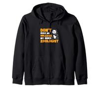 No me Hagas Dar rienda Suelta a mi zoólogo Interior Divertido Amante de la zoología Sudadera con Capucha