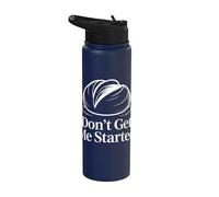 No me hagas empezar Juego de palabras de masa madre Stainless Steel Insulated Water Bottle