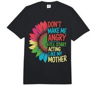 No me Hagas enojar o empieces a Actuar como el día de mi Madre Comfort Colors Adult Heavyweight T-Shirt