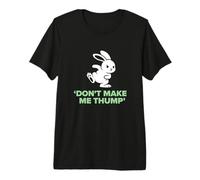 No me Hagas Golpear el Humor del Amante del Conejito Enojado Camiseta Premium