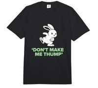 No me Hagas Golpear el Humor del Amante del Conejito Enojado Comfort Colors Adult Heavyweight T-Shirt