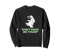 No me Hagas Golpear el Humor del Amante del Conejito Enojado Sudadera