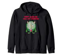No me hagas llamar a mi abuela monstruo divertido Sudadera con Capucha