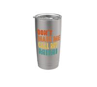 No me hagas llamar abuela divertida a mi Mimi Vintage Vaso térmico de acero inoxidable de doble pared