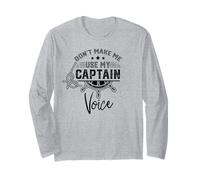 No me Hagas Usar mi capitán Voice Skipper Propietario de Barco Manga Larga