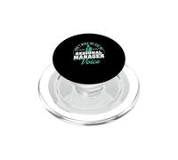 No me Hagas Usar mi Gerente Regional Voice Funny Management PopSockets PopGrip para MagSafe