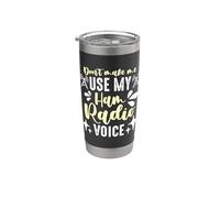 No me hagas usar mi radio amateur ama operar radioaficionado Vaso térmico de acero inoxidable de doble pared