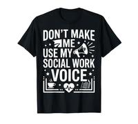 No me Hagas Usar mi Trabajo Social Voz Megáfono Corazón Iconos Camiseta