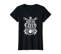 No me Hagas Usar mi Voz Checa - Orgullo Chequia Divertido Camiseta gráfica económica, Mujer, Negro, XS
