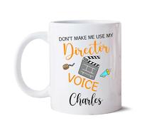 No Me Hagas Usar Mi Voz De Director Tazas De Regalo Novedad Tazón De Café Graciosa Tazón Regalos Novedosos Para Navidad Amigos Colegas 330 Ml