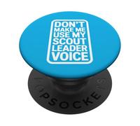 No me Hagas Usar mi Voz de líder Scout PopSockets PopGrip Adhesivo