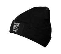 No Me Hagas Usar Mi Voz De Profesor Unisex Gorro Invierno Transpirable Gorros con Vuelta Clásico Gorro De Punto para Ciclismo Esquí Correr