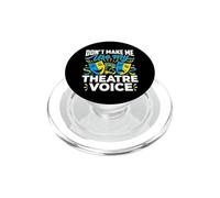 No me Hagas Usar mi Voz de Teatro PopSockets PopGrip para MagSafe