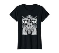 No me Hagas Usar mi Voz Filipina Divertido Orgullo Filipino Camiseta gráfica económica