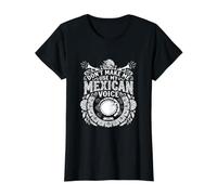 No me Hagas Usar mi Voz Mexicana - Orgullo Divertido de México Camiseta gráfica económica, Mujer, Negro, L