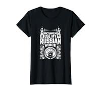 No me Hagas Usar mi Voz Rusa - Orgullo Divertido de Rusia Camiseta gráfica económica