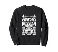 No me Hagas Usar mi Voz Rusa - Orgullo Divertido de Rusia Sudadera