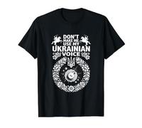 No me Hagas Usar mi Voz ucraniana - Orgullo Divertido de Ucrania Camiseta gráfica económica, Hombre, Negro, XL