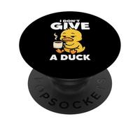 No me Importa a un Amante de los Patos, Divertido Propietario de un Pato, Grosero, me Encanta el Pato PopSockets PopGrip Adhesivo