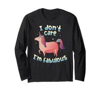 No me Importa, Soy Fabuloso, Unicornio Rosa, Divertido, Confianza, TFS Manga Larga