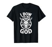 ¡No me inclino Ante ningún Dios! Ateo Anti Religión Pentagrama Ateísmo Camiseta