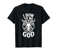 ¡No me inclino Ante ningún Dios! Ateo Anti Religión Pentagrama Ateísmo Camiseta