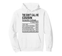 No me llames primos primos Hombres Mujeres reunión Familiar Sudadera con Capucha