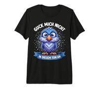 No me mires en Este Tono: diseño Divertido de pájaro Camiseta Premium
