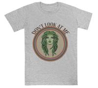 No Me Mires Medusa Camiseta De Manga Corta Gris Kids tee Grey Kids tee Short Sleeve T-Shirt