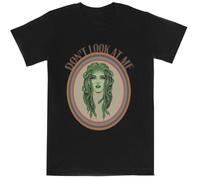 No Me Mires Medusa Camiseta Negra De Manga Corta para Niños Black Kids tee Short Sleeve T-Shirt
