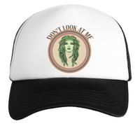 No Me Mires Medusa Gorra De Béisbol Blanca para Niños White Kids Baseball Cap Unisex Snapback
