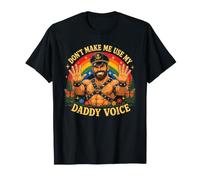 No me obligues a Usar la Voz de mi papá, papá Divertido Camiseta