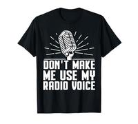 No me obligues a Usar mi Voz de Radio Funny Radio Camiseta