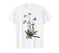 No me Olvides de Flores Azules Amante de Las Plantas para Parejas Camiseta