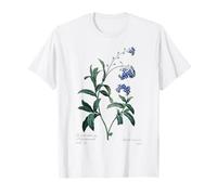 No me Olvides de Flores Azules Amante de Las Plantas para Parejas Camiseta