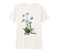 No me Olvides de Flores Azules Amante de Las Plantas para Parejas Camiseta Premium