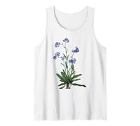 No me Olvides de Flores Azules Amante de Las Plantas para Parejas Camiseta sin Mangas
