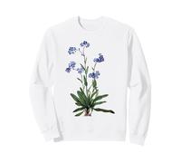 No me Olvides de Flores Azules Amante de Las Plantas para Parejas Sudadera