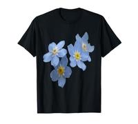 No me olvides románticas flores azules Camiseta