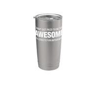 No me pagan por ser increíble, es trabajo estrictamente Vaso térmico de acero inoxidable de doble pared