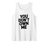 No me posees una declaración de empoderamiento para los Rebeldes Camiseta sin Mangas