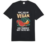 No me preguntes por qué Soy Vegano Divertido Vegetariano Comfort Colors Adult Heavyweight T-Shirt