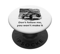 No me sigas, no lo harás 4 x 4 Off-Roading 4x4 PopSockets PopGrip Adhesivo