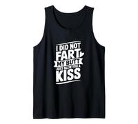No me tiré un Pedo en el Trasero, Solo te di un Beso Camiseta sin Mangas