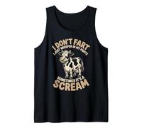 No me Tiro Pedos, susurro en mis Pantalones, Broma de Vaca Camiseta sin Mangas