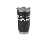 No me toques campesino Vaso térmico de acero inoxidable de doble pared